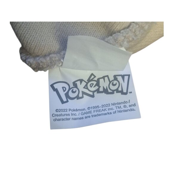 Pokémon Pikachu Knit  Beanie Hat Beige One Size OSFM 2022 For Kids Licensed - Picture 5 of 5